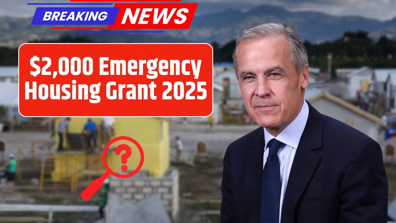 Canada Emergency Housing Grant 2025 – $2,000 Aid for Families Facing Hardship